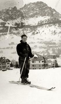 Dr. Otto Suschny in Cortina d'Ampezzo