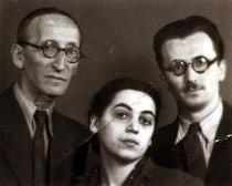 Kati Andai with her first husband Gyorgy Tibor and his father Geza Tibor