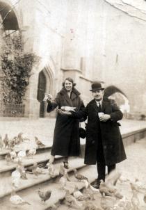 Kati Andai's parents Lajos and Margit Erdos in Meran