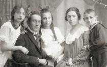Amalia Blank and her family