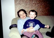 Ruth Strazh and her grandson Dilan-Matthew Ekkey