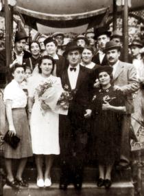 The wedding of Jozsef Faludi's cousin Aranka Fogler