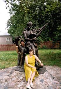 Abram Kopelovich with his wife Anna in Vitebsk