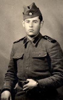 Blum Zoltán katonaként