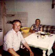 Blum Zoltán a feleségével, Rozáliával
