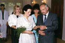 Gabriela Brodska's daughter Eva's wedding