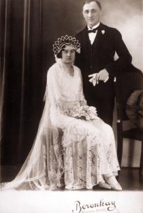 Wedding photo of Ilona and Laszlo Czitrom
