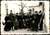 Cserkészcsapat a Wesselényi utcai zsidó elemi iskolában