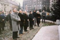 Wreath-laying on the Deak Square