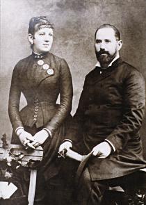 Bachmann Jakab és a felesége