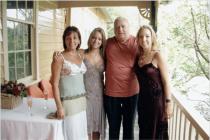 Thomas Molnar with his daughter and granddaughters