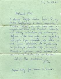 Letter to Olga Pamm